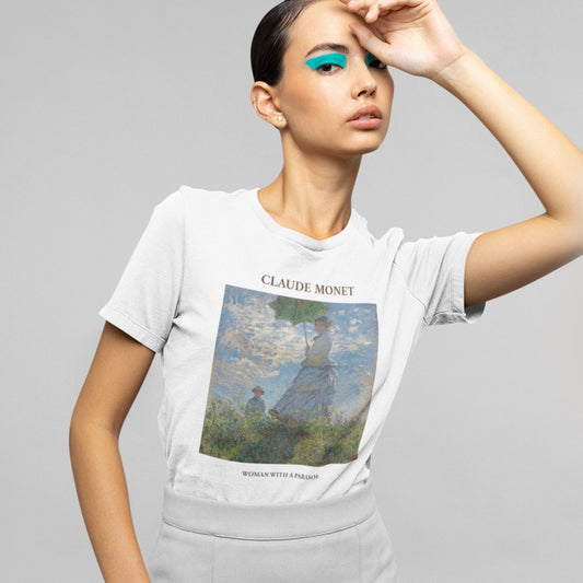 Camiseta Claude Monet Mujer con sombrilla 