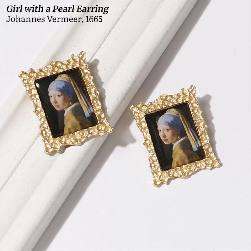 Framed art Earrings