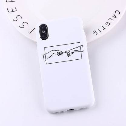 Funda minimalista para iPhone Creación de adam