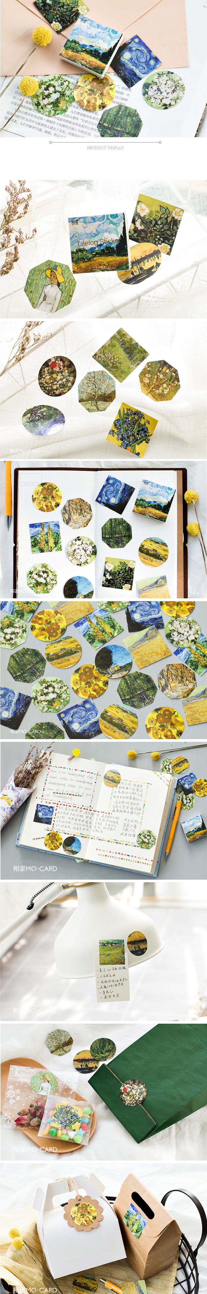 Coffret Mini Stickers Van Gogh