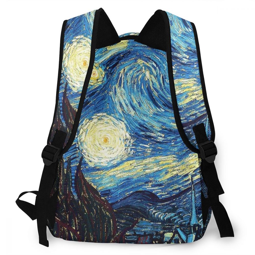 Starry Night by Vincent Van Gogh Backpack by Art Gallery
