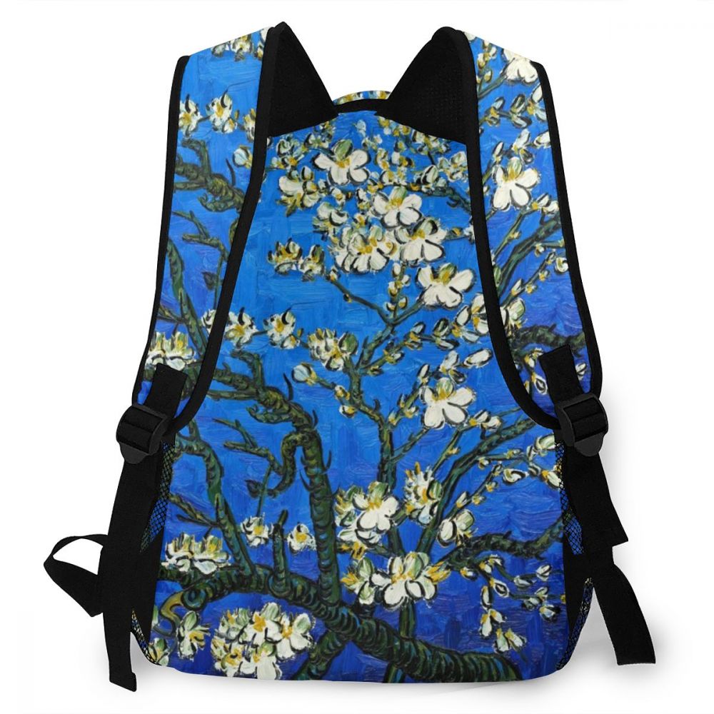 Van Gogh backpack : Almond Branches in Bloom (white)