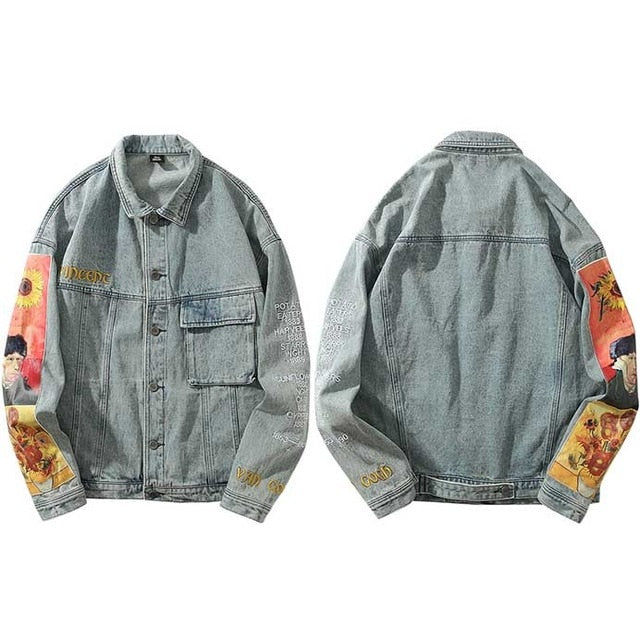 Van Gogh Denim Jacket – Galartsy