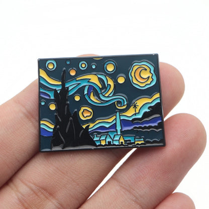 Van Gogh Enamel Pins collection