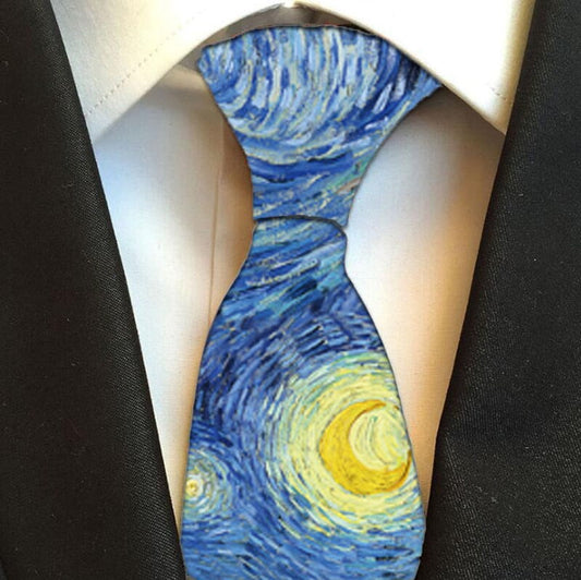 Cravate classique nuit étoilée
