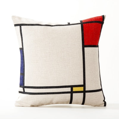 Fundas de almohada Piet Mondrian