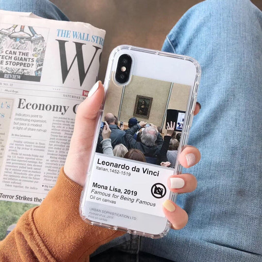 Coque iPhone Monalisa, célèbre pour être célèbre