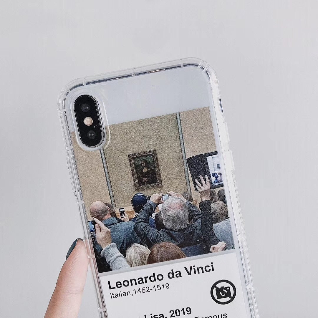 Monalisa Famouse for being famous iPhone case Galartsy