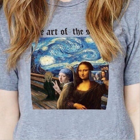 The Art of the Selfie T-shirt