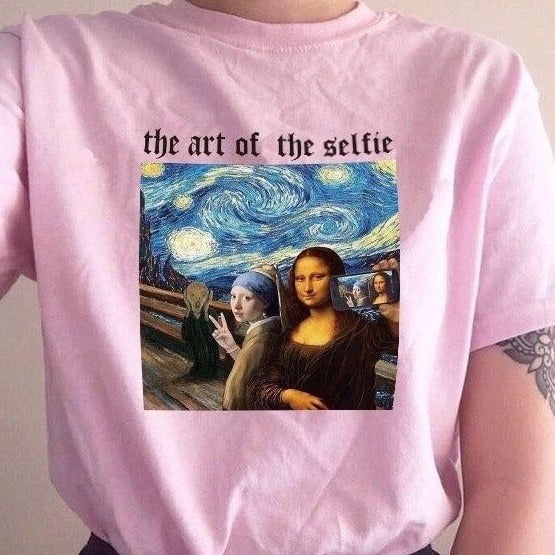 The Art of the Selfie T-shirt