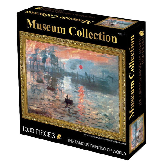 Rompecabezas duro de la colección del museo de 1000 piezas