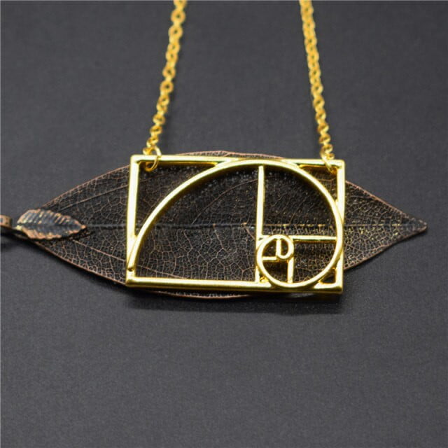 golden ratio fibonacci necklace