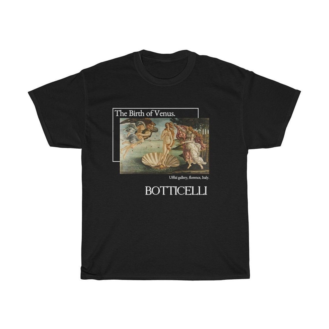 Camiseta El nacimiento de Venus Botticelli 