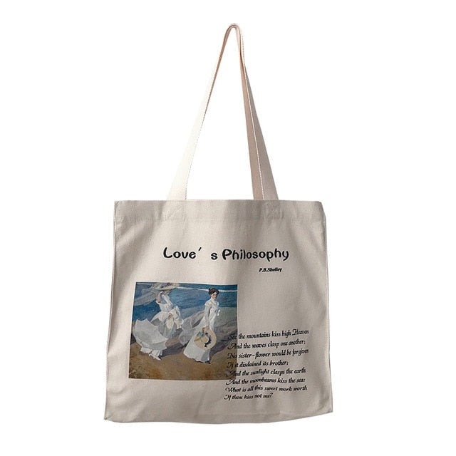 Aesthetic on sale tote bags