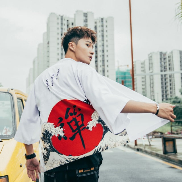 Kimono streetwear 2024 homme