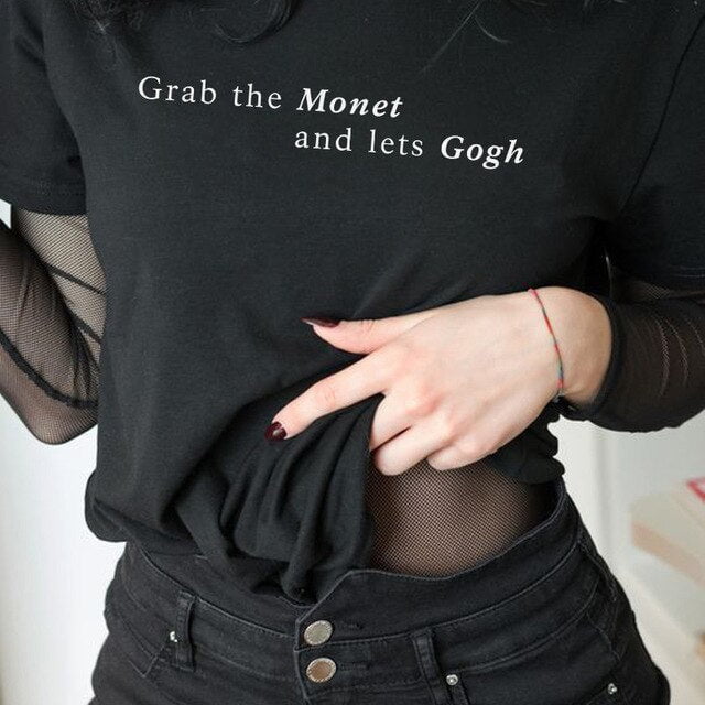 Grab the Monet & let's Gogh T-shirt