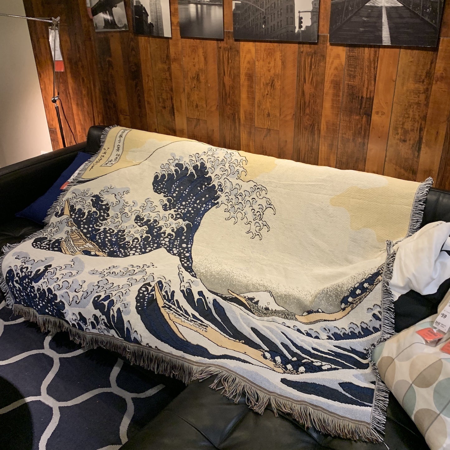 Hokusai wave Blanket