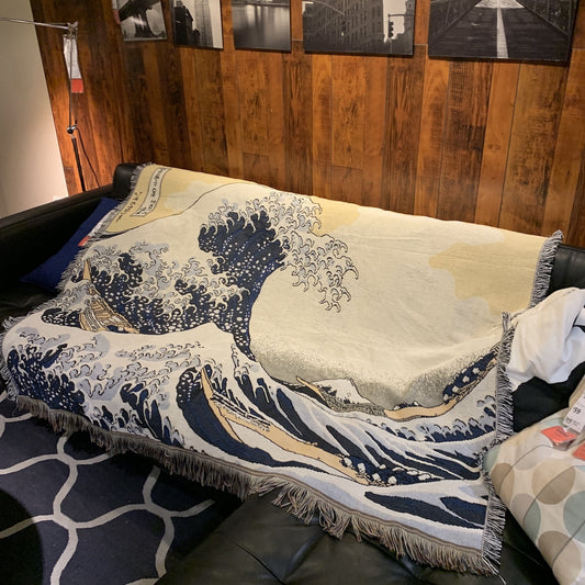 Manta de la ola de Hokusai