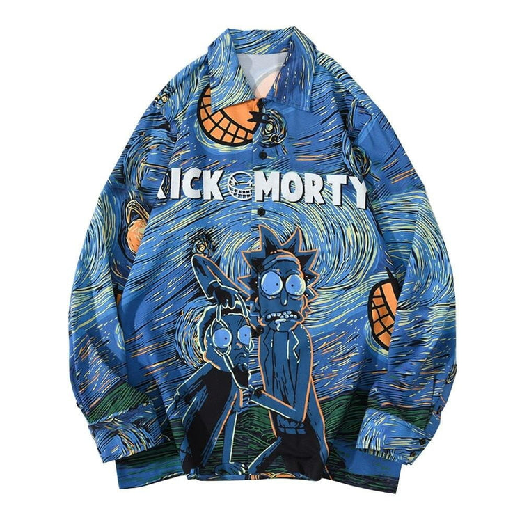 Rick & Morty X Starry night shirt