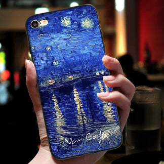 Van gogh embossed iPhone cases – Galartsy