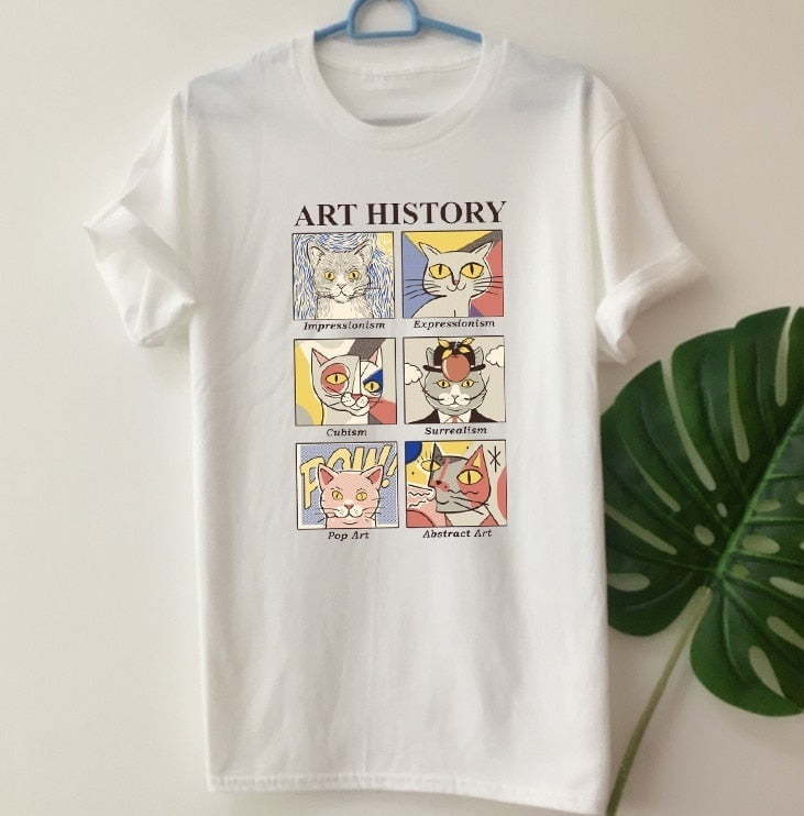 Camiseta Historia del Arte x Gatos 