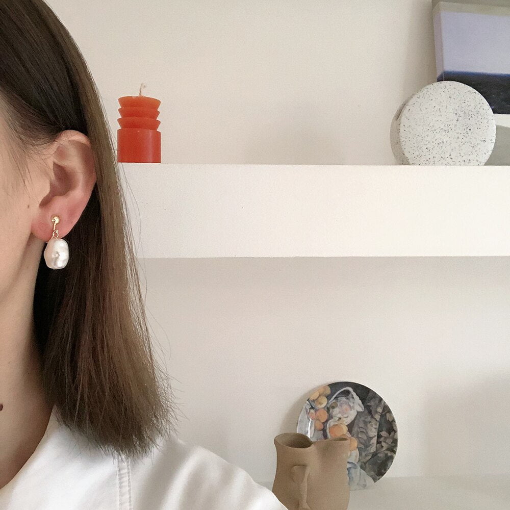 Girl with a Pearl Earring inspired earrings