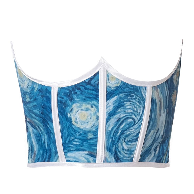 Ceinture corset sous la poitrine Van Gogh