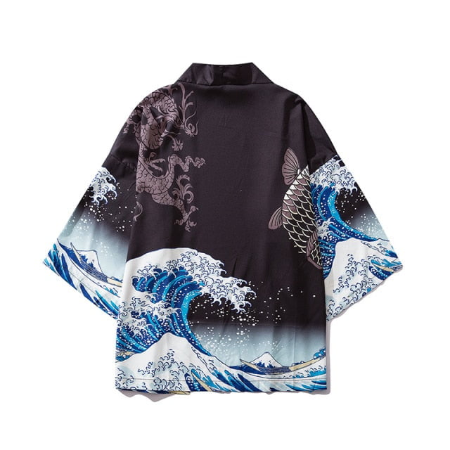 The great wave off kanagawa Kimono