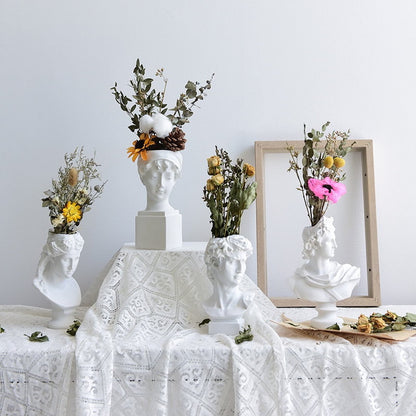 Vases à fleurs Statue Renaissance
