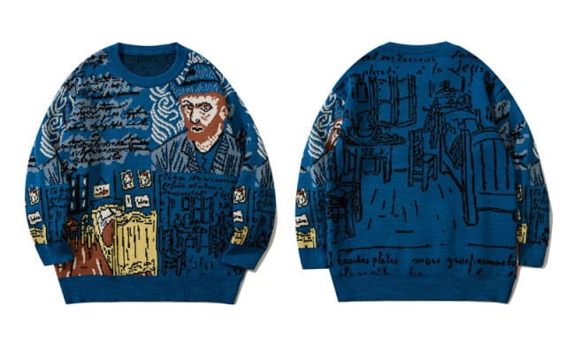 Suéter de la vida de Van Gogh
