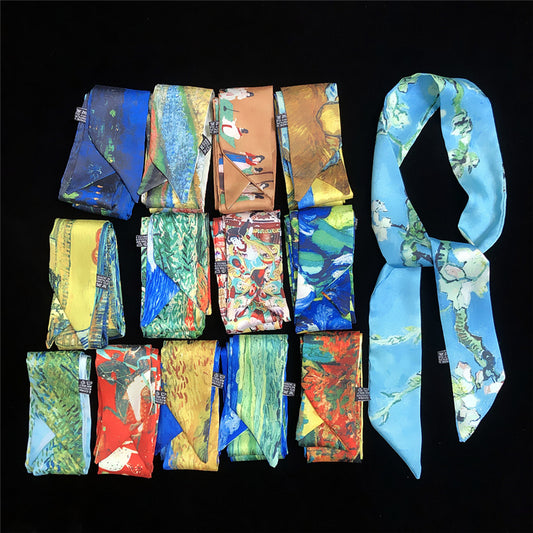 Van Gogh Ribbon scarves