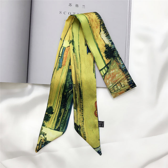 Van Gogh Ribbon scarves