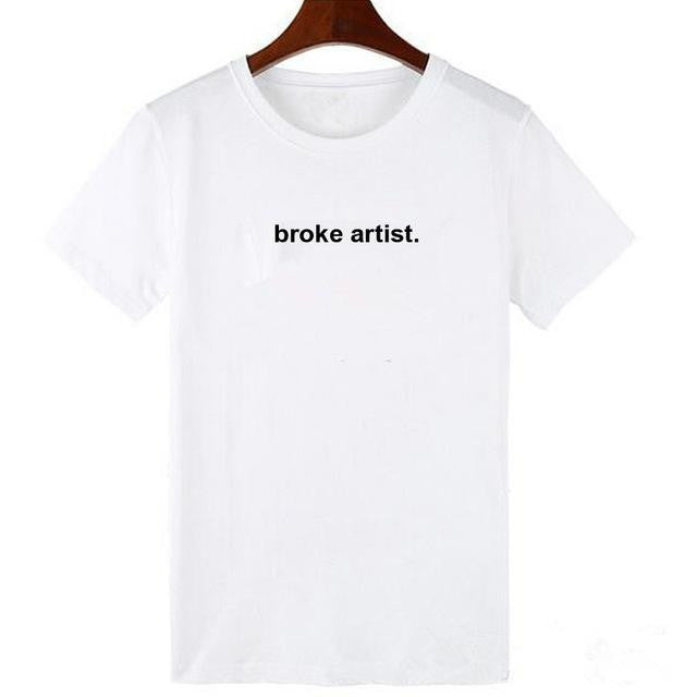 Artista roto camiseta