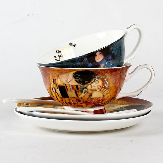 Tazas de té de Gustav Klimt 