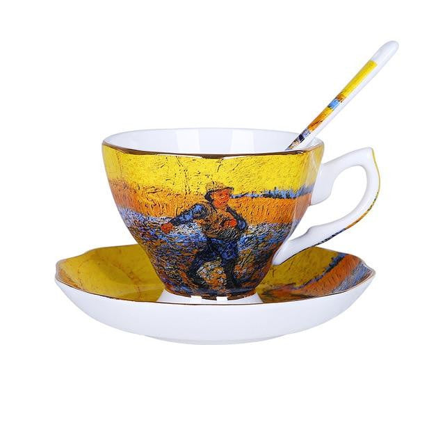 Van Gogh tea cups