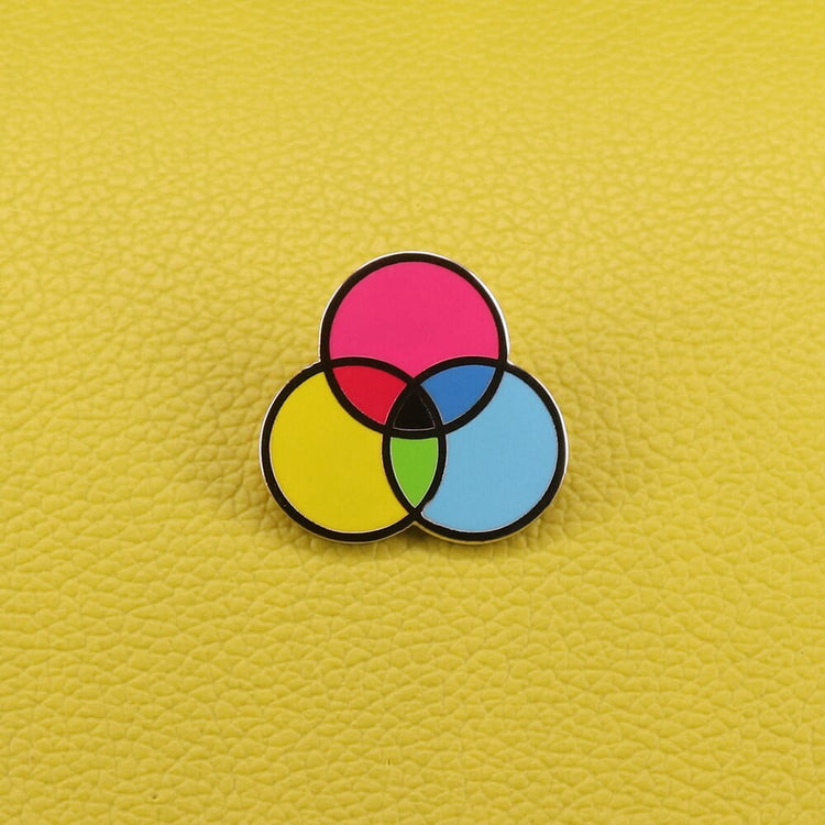 RGB colors enamel pin