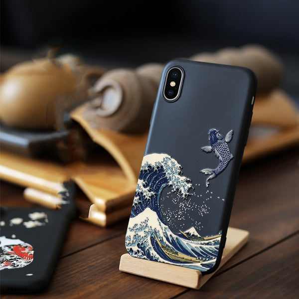 The great wave of Kanagawa inspired iPhone Case – Galartsy The great wave of Kanagawa inspired iPhone Case – Galartsy