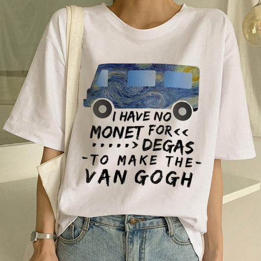 No Monet para DEGAS para hacer la camiseta de VAN GOGH
