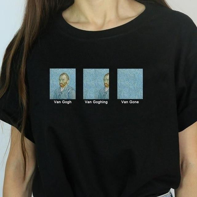 Van Gogh Van Goghing Van Gone T Shirt