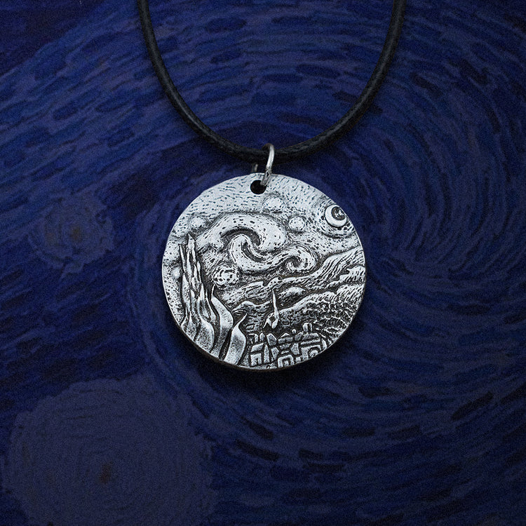 The Starry Night Van Gogh Necklace