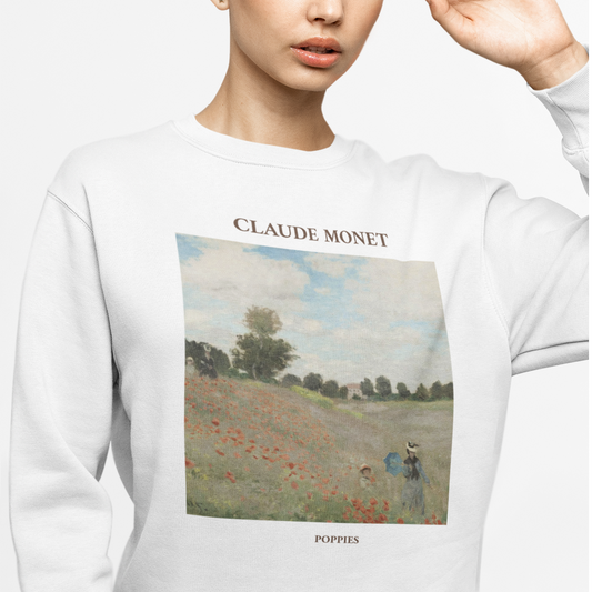 Sweat Coquelicots Sauvages Claude Monet 