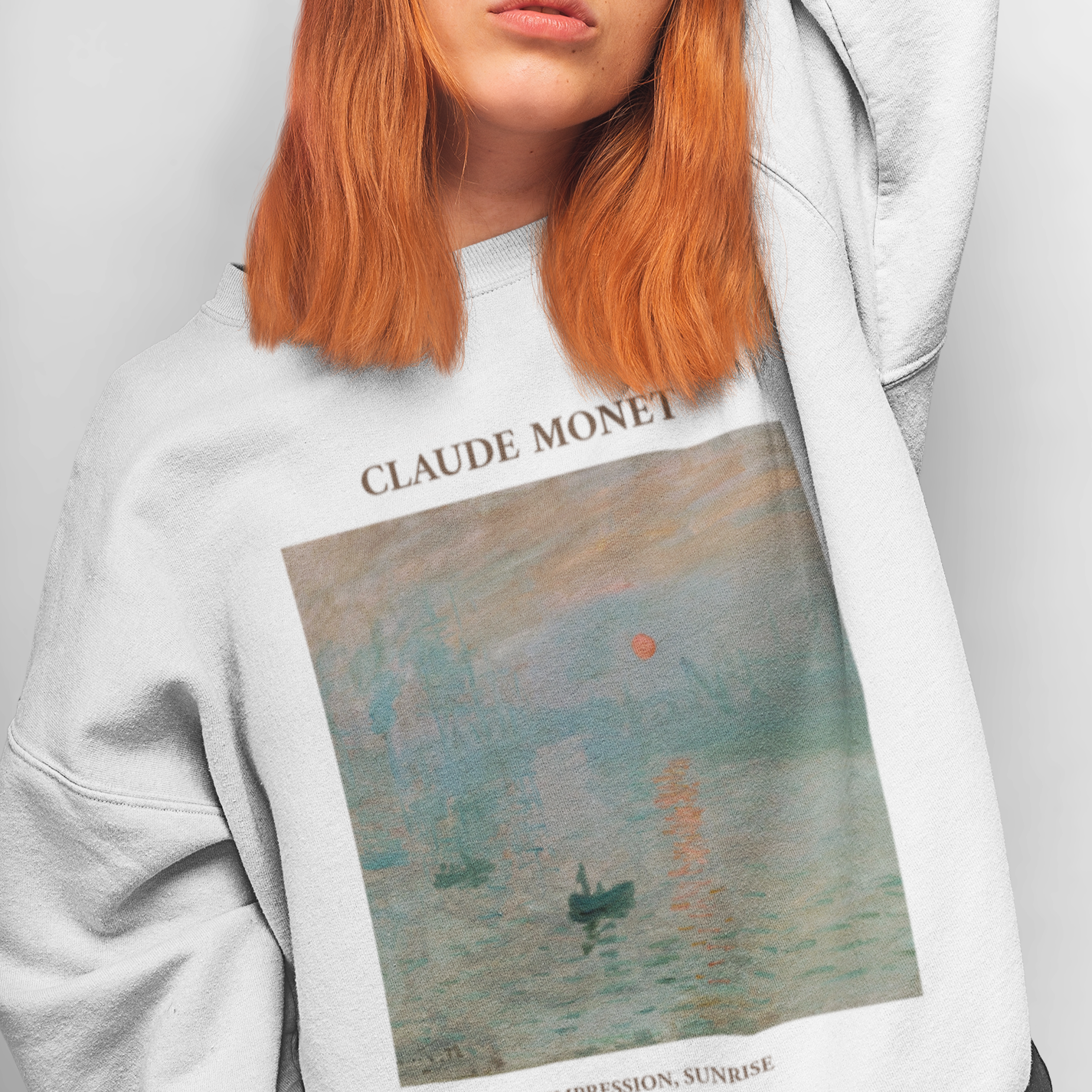 Claude Monet Impression, Sunrise Sweatshirt
