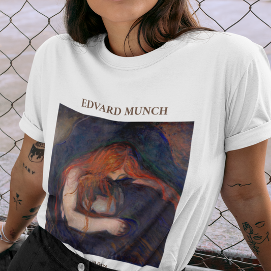Camiseta Edvard Munch Amor y dolor