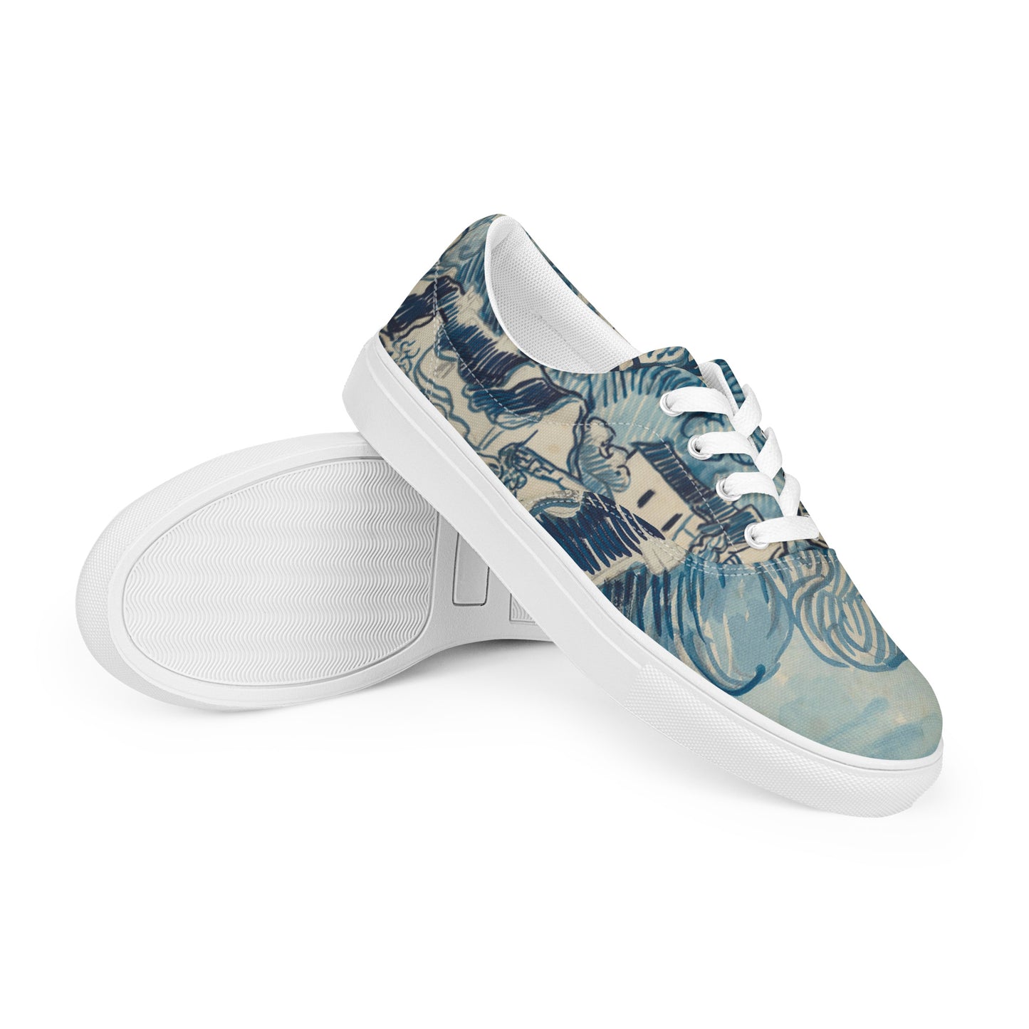 Landscape with Houses Van Gogh Sneakers